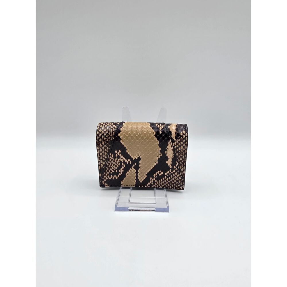 Authentic VERSACE Python Print Leather Wallet Medusa V Logo – Full Inclusion - Picture 2 of 15